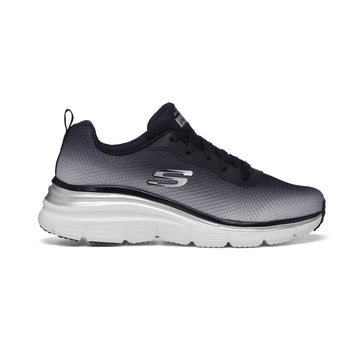Sneakers nere e bianche con suola Memory Foam Skechers Fashion Fit, Brand, SKU s312000106, Immagine 0